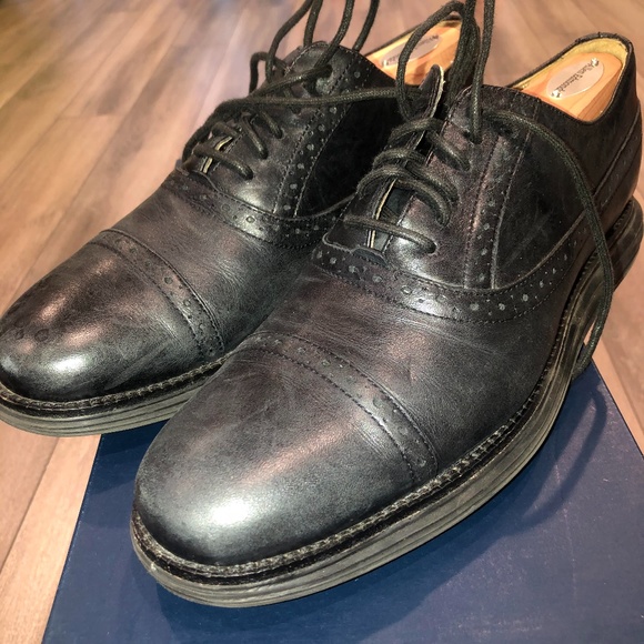 SOLD COLE HAAN BLACK DRESS SHOE SZ 9 - Picture 1 of 7